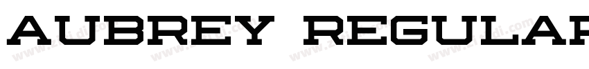 Aubrey Regular字体转换